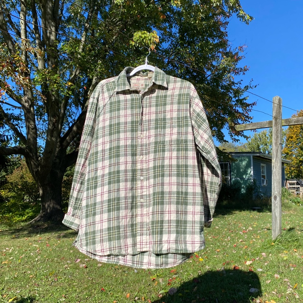 American eagle oversized flannel